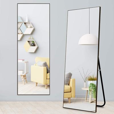 China Modern Custom Framed Aluminum Alloy Mirror Made, Wall & Floor Standing Mirror - Handcrafted in China for sale