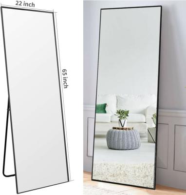 China Modern Factory OEM Mirror Large Standing Large Dressing Mirror for Clothing Store Mirror Length Along for sale