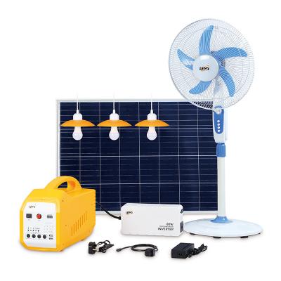 China Home Solar DC 100w 460.8Wh Pay As You Go Portable Home Light Kit for sale