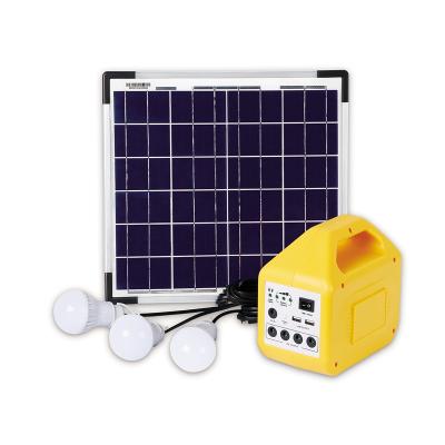 China Home Camping Light 15w Mini Generators Solar Panel Power System Kit for sale