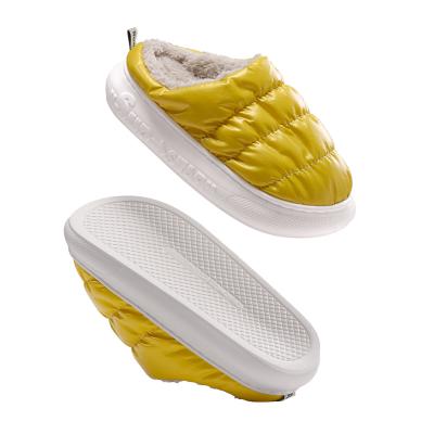 China New Fashion Memory Foam Cotton Fur Indoor Home Men's Slippers Custom Wholesale Waterproof Winter Bedroom for sale