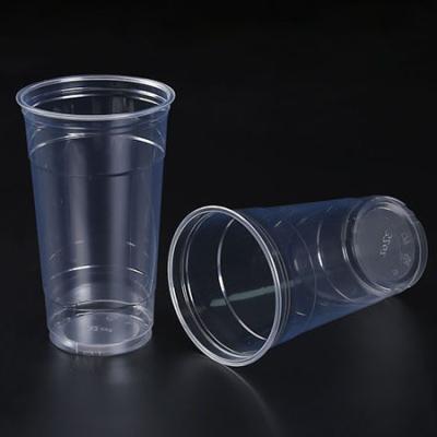 China Eco-friendly Disposable Clear Plastic High Cups Clear Plastic Drinking Cups Plastic Cups for sale