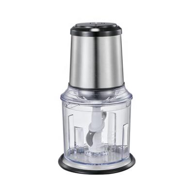 China Mini Food Processor With 600ml Stainless Steel Hotel 2 Speed ​​Blade 400W Plastic Compact Vegetable Bowl 4 Cleaver for sale