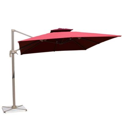 China All In 1 Large Outdoor Roman Umbrella Outdoor Roman Umbrella Yard Sunshade Yard Side Umbrella Advertising With Lamp for sale