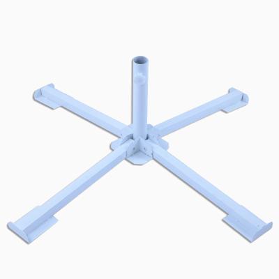 China Modern Four Legged Base Of Sun Umbrella Outdoor Beach Umbrella Cross Base Fishing Triangular Umbrella Base for sale