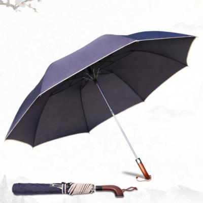 China Customized 2 Fold Folding Umbrella Business Automatic Umbrella Advertising Umbrella Printing for sale