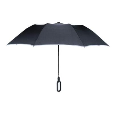 China CLASSIC Reverse Car Umbrella Reverse Double Fiber Reflective Reverse Folding 3d Printed UV Umbrella for sale