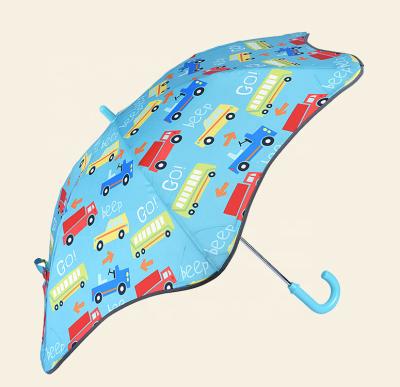 China Children's Princess Umbrella Children's Folding Round Handle Kindergarten Baby Corner Long Umbrella for sale