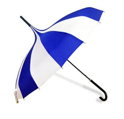 China Wholesale Black And White Striped Umbrella Inverted Umbrella Reverse Spot Pagoda New for sale