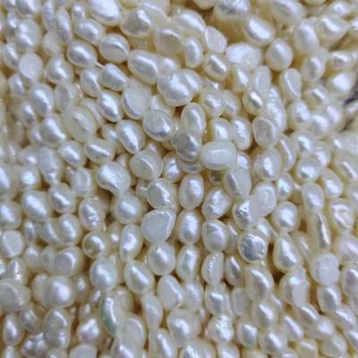 China Jewelry Making 6.3-7.3 Mm Baroque Loose Wholesale Freshwater Pearl In Strand A Grade for sale