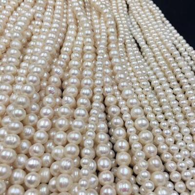 China Freshwater Pearl 8-9mm Near Round A Grade Loose Wholesale Freshwater Pearl for sale