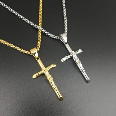 China High Quality BOHEMIA Fashion HIPHOP 18K Gold Plating Stainless Steel Cross Charm Shape for sale