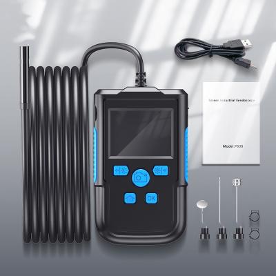 China Digital Endoscope P60 HD Industrial Borescope 2.4 Inch Screen 3.9mm Portable Endoscope 200W Handheld Waterproof Borescope for sale