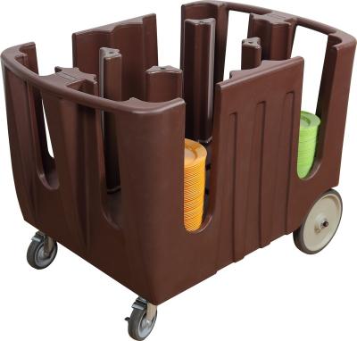 China Restaruant Bakery Storage Dish Multiple Adjustable Dish Trolley Mobile Food Tray Cart for sale