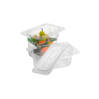 China Classic Restaurant Kitchen Storage Food Grade Large Plastic GN Food Casserole for sale