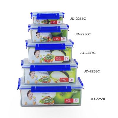 China Food Grade Kitchen Container Eco-friendly Plastic Airtight Box For Fruit And Vegetable Storage for sale