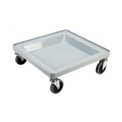 China Glass Trolley 53*53*18cm Mobile Base Transport Trolley Stand for sale