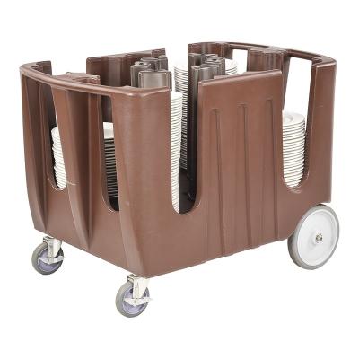 China Durable Flatbed Trolley / Dish Trolley Tableware Trolley For Restaurant / Hotel Storage And Transportation for sale