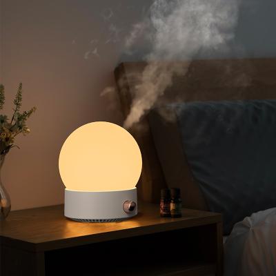 China Ultrasonic Diffuser Moon Essential Oil Humidifiers Aroma Diffuser Mini Humidifier Car Air Household Purifier with Night Light for sale