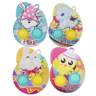 China Simple 2022 Stirring Person Key Chain TIMI New Arrival Easter Egg Diml Key Chain Push Noise Bubble Busty Person Toys for Easter Stuffers, Gifts and Reward for sale