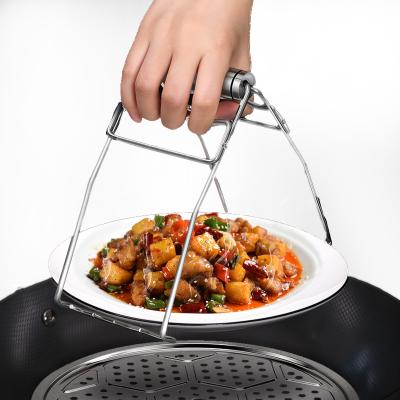 China 304 Stainless Steel Dish Clip Dish Clip Dish Modern Retriever Hot Dog Tongs For Kitchen for sale