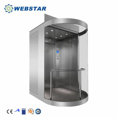 China Fuji Mordenized Modern Panoramic Elevator Observation Guided Scenic Glass Elevators for sale