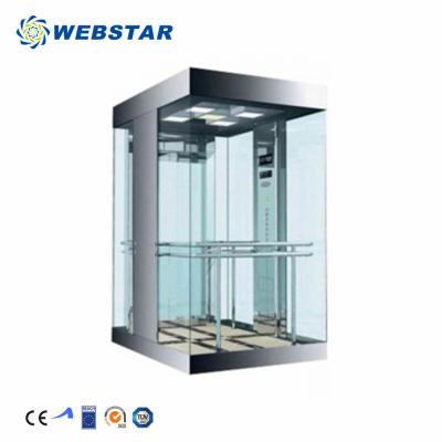 China Factory Supply Modern Panoramic Elevator Guided Passenger Elevator for sale