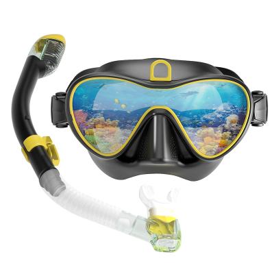 China Lightweight Silicone With Camera Mount Assorted Color With Adult Snorkeling Kit Mask And Dry Snorkel For Discover The World Underwater Ocean Ocean Mask Snorkeling Diving Equipment for sale