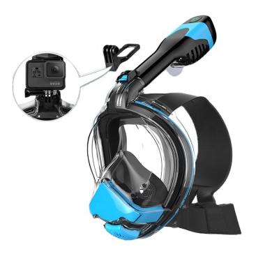 China Reduce CO2 Child Diving Mask CO2 Emission System Full Air Diving Gear Snorkeling Face Mask For Swimming Set for sale