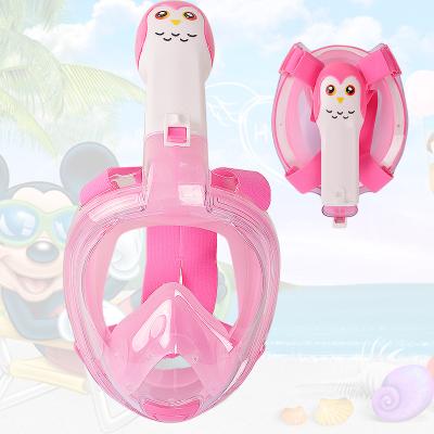 China 180Â ° Top Dry Diving Face Snorkeling Mask Wide View Mask OEM Full 180 Panoramic Seaview For Kids for sale