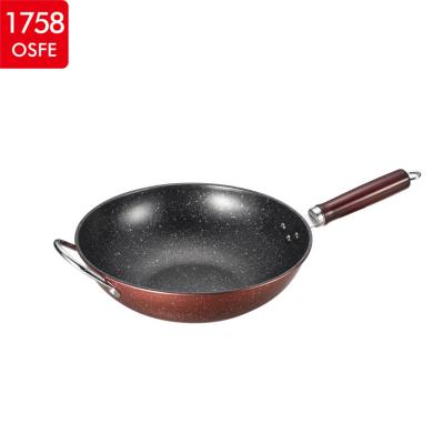 China General use for gas stick handle cookware cast iron wood pan and non induction cooker with long handle for sale