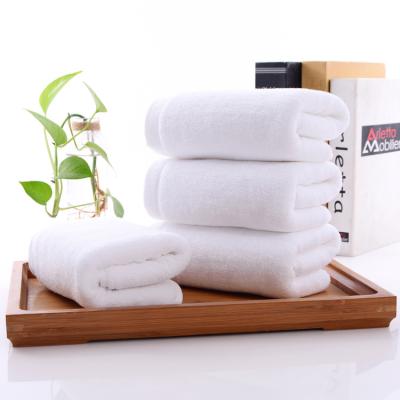 China China Hotel Supplies Single Quality Hotel Towel Bath Towels White 100% Cotton Yard for sale