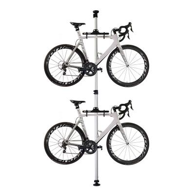 China Durable Bicycle Bike Hanger Parking Rack Storage Floor To Ceiling Rack 3.4m for sale