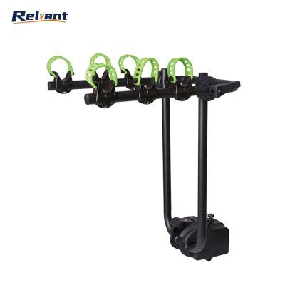 China Durable Wholesale Load 45kg Foldable Steel Material 3-Bike Carrier Bicycle Car Rack for sale