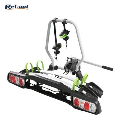 China Durable Hot Sale Heavy Duty Tow Ball Trailer Hitch Bike Steel Rack for 2 Bicycles for sale