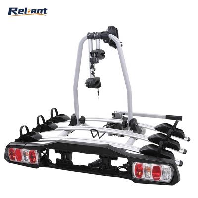 China Durable Outdoor Travel 3 Bicycle Hitch Bike Carrier High Density Rack For Car for sale