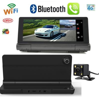 China 7 Inch Automotive GPS Navigation System Navigator with HD Car Camera, 4G and ADAS Safety Net Drive for sale