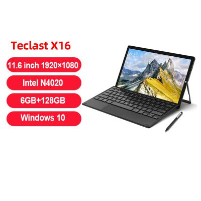 China Teclast X16 Educational 2 Inch 11.6 In 1 Tablet PC 1920x1080 Win10 6GB RAM 128GB SSD Dual Core Intel Gemini Lake N4020 USB3.0 for sale