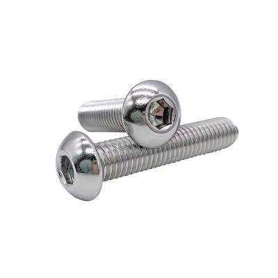 China M2 M2.5 M3 M3.5 M4 M5 M6 M8 M10 UNC UNF Stainless Carbon Steel Main Bolt Fastener Pan Knob Machine Screw Custom Hexagon Socket Pan for sale