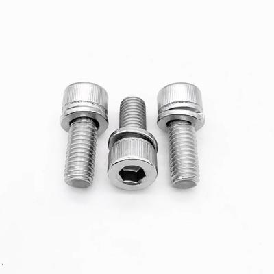 China Filter 304 SS Three Combination Screw Hex Socket Screw Spring Washer M2.5-M12 for sale