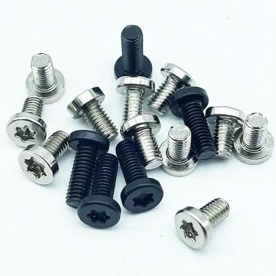 China Galvanized Micro Flat Round Pan Head Laptop Machine Electronic Mini Torx Screw Six Lobe Steel T3 T4 T5 T2 T1 Pan Custom Screws for sale