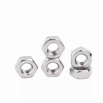 China Pan Custom Various Stainless Steel 304/316 DIN 934 hex nut with metric and inch hex nut for sale