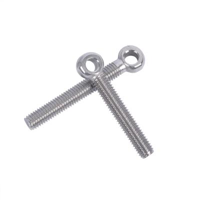 China Pan Custom Various Galvanized HDG DIN 444 Carbon Steel Eye Bolt Forged High Quality Mechanical Eye Screw Fastener for sale