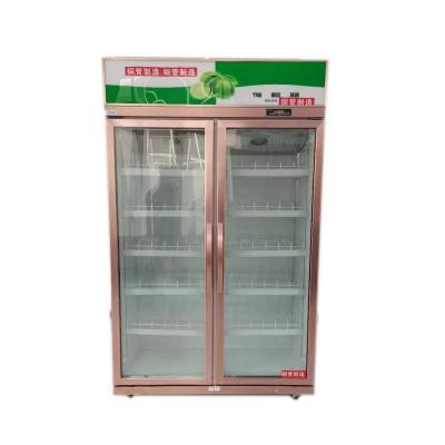 China Showcase Commercial Single-temperature Door Supermarket Refrigerator Retail Store Cold Beverage Display Freezers for sale