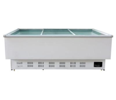 China Single-Temperature Frozen Food Meat Island Freezer Used Chicken Display Freezer for sale