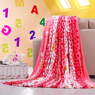 China Polyester Party Used Luxury Queen Size Quility Print Flannel Blanket For Gift for sale