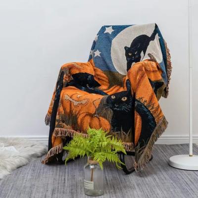 China Factory Wholesale PORTABLE Custom Bohemian Jacquard Woven Sofa Cover Low MOQ for sale