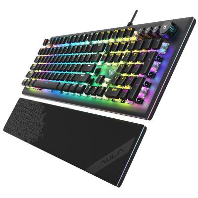 China Professional Waterproof Gaming Games USB Computer LED Wired Mechanical Gaming Keyboard for sale