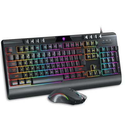 China Professional Colorful Gaming Desktop Multimedia Backlight Computer Laptop PC Laptop USB LED Mechanical Keyboard for sale