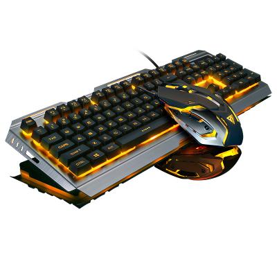 China Waterproof Back Light LED USB With Mouse 3200dpi Notebook Desk Wired Gaming Keyboard for sale